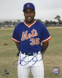 AUTOGRAPHED KEVIN MITCHELL 8X10 New York Mets photo