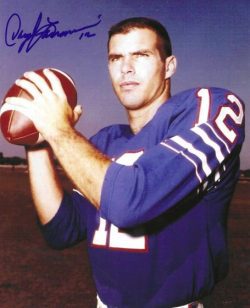 Autographed DARYLE LAMONICA 8X10 Buffalo Bills Photo