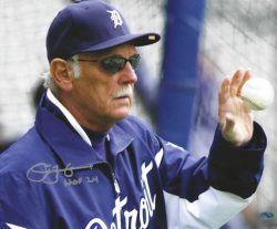 AUTOGRAPHED JIM LEYLAND "HOF 24" 8X10 Detroit Tigers Photo