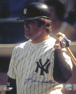 AUTOGRAPHED LOU PINIELLA 8X10 NEW YORK YANKEES photo