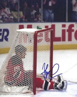 Autographed JOHN MACLEAN 8x10 New Jersey Devils photo