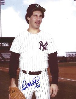AUTOGRAPHED PAUL MIRABELLA 8x10 New York Yankees Photo