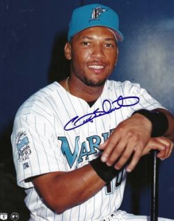 AUTOGRAPHED GARY SHEFFIELD 8x10 Florida Marlins Photo