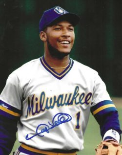 AUTOGRAPHED GARY SHEFFIELD 8x10 Milwaukee Brewers Photo