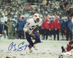 Autographed O.J. SIMPSON 8X10 Buffalo Bills Photo JSA