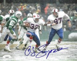 Autographed O.J. SIMPSON 8X10 Buffalo Bills Photo JSA