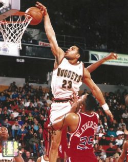 AUTOGRAPHED BRYANT STITH 8x10 Denver Nuggets Photo