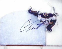Autographed CAM TALBOT 8X10 Edmonton Oilers Photo