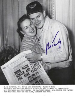 AUTOGRAPHED BOB TURLEY 8x10 Baltimore Orioles photo