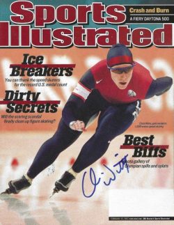 Autographed Chris Witty Sports Illustrated Magazine 2/25/2002