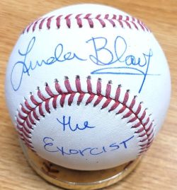 Autographed LINDA BLAIR "the Exorcist" Official Major League Baseball