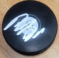 Autographed ROMAN JOSI Nashville Predators Hockey Puck