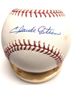 Autographed CLAUDE OSTEEN Official Major League Baseball