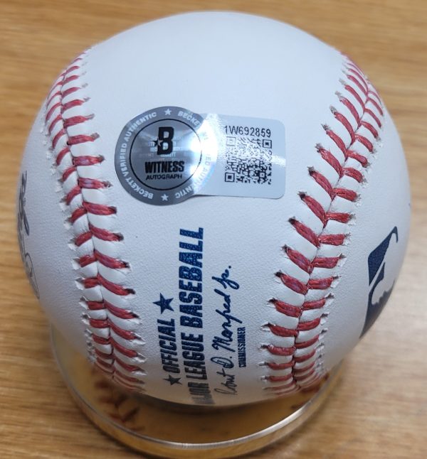 Autographed DOC GOODEN "85 Triple Crown"  Official Major League Baseball Beckett - Image 2