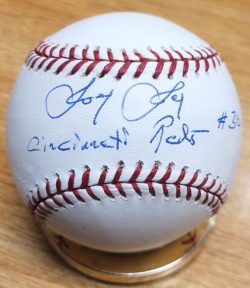 Autographed JOEY JAY "Cincinnati Reds" Official Major League Baseball