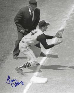 AUTOGRAPHED GENE ALLEY 8x10 Pittsburgh Pirates Photo
