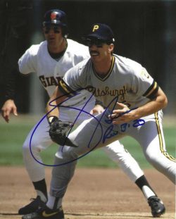 Autographed SID BREAM 8X10 Pittsburgh Pirates Photo