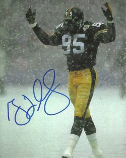 Autographed GREG LLOYD 8X10 Pittsburgh Steelers photo