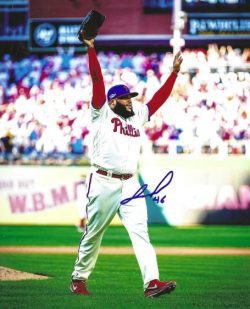 AUTOGRAPHED JOSE ALVARADO 8x10 Philadelphia Phillies Photo