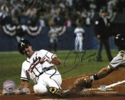 Autographed SID BREAM 8X10 Atlanta Braves Photo