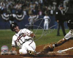 Autographed SID BREAM 8X10 Atlanta Braves Photo