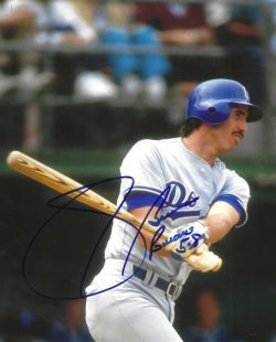 Autographed SID BREAM 8X10 Los Angeles Dodgers Photo