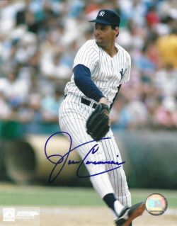 Autographed JOHN CANDELARIA 8x10 New York Yankees Photo