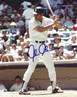 AUTOGRAPHED CHRIS CHAMBLISS 8x10 New York Yankees Photo