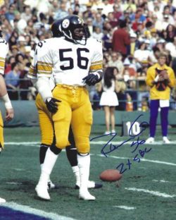 Autographed ROBIN COLE 8X10 "2x SBC" Pittsburgh Steelers Photo