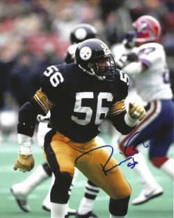 Autographed ROBIN COLE 8X10 Pittsburgh Steelers Photo
