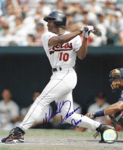 AUTOGRAPHED MIKE DEVEREAUX 8X10 Baltimore Orioles Photo