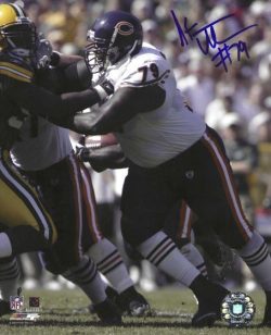 Autographed STEVE EDWARDS 8x10 Chicago Bears Photo