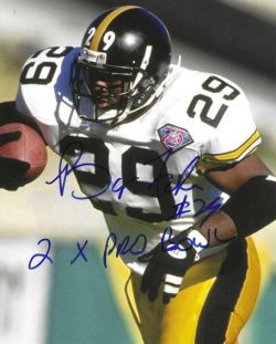 Autographed BARRY FOSTER "2X Pro Bowl"  8X10 Pittsburgh Steelers photo