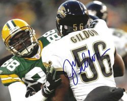 Autographed JASON GILDON 8X10 Jacksonville Jaguars Photo
