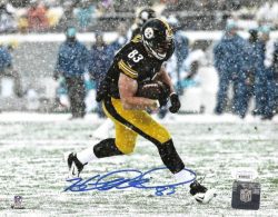 Autographed HEATH MILLER 8X10 Pittsburgh Steelers Photo JSA Witness