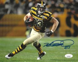 Autographed HEATH MILLER 8X10 Pittsburgh Steelers Photo JSA Witness