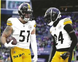 Autographed NICK HERBIG 8X10 Pittsburgh Steelers photo