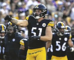 Autographed NICK HERBIG 8X10 Pittsburgh Steelers photo