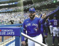 Autographed JOHN SCHNEIDER 8X10 Toronto Blue Jays Photo