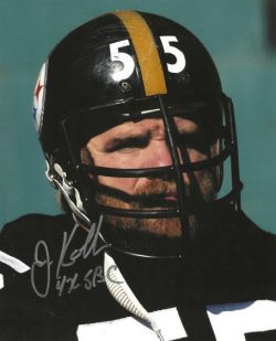 Autographed JON KOLB "4X SBC" 8x10 Pittsburgh Steelers Photo