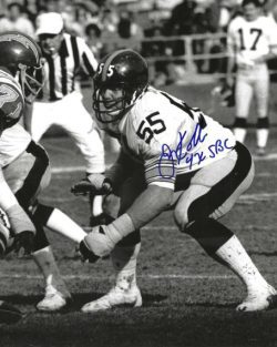 Autographed JON KOLB "4X SBC" 8x10 Pittsburgh Steelers Photo
