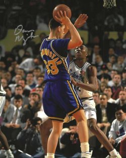 Autographed DARREN MORNINGSTAR 8X10 Pitt Panthers Photo