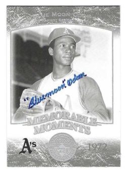Autographed JOHN BLUE MOON ODOM 2004 Upper Deck Timeless Teams Card