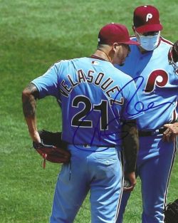 AUTOGRAPHED BRYAN PRICE 8x10 Philadelphia Phillies Photo