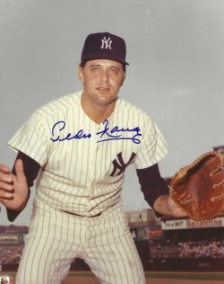 AUTOGRAPHED PEDRO RAMOS 8X10 New York Yankees Photo