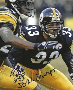 Autographed RUSSELL STUVAINTS "SB XL Champs" 8X10 Pittsburgh Steelers photo
