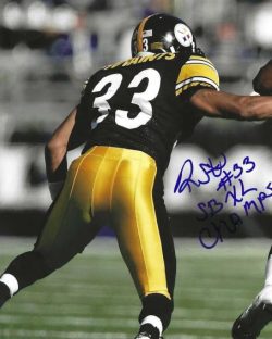 Autographed RUSSELL STUVAINTS "SB XL Champs" 8X10 Pittsburgh Steelers photo
