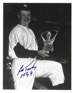 AUTOGRAPHED BOB TURLEY "58 Cy" 8x10 New York Yankees Photo