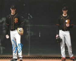 AUTOGRAPHED TYLER ROGERS 8X10 San Francisco Giants photo