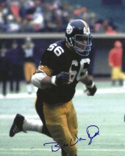 Autographed BRUCE VAN DYKE 8X10 Pittsburgh Steelers Photo
